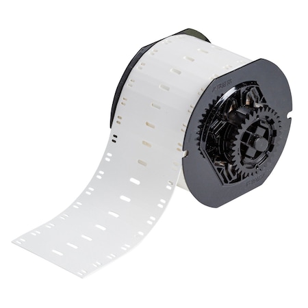 Brady Cable Tags 0.39in H x 2.95in W Thermoplastic Polyether Polyurethane White 750/RL B33-75X10-7643-WT